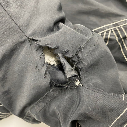 【現状渡し品】【メンズ】 ZIG ZAG STITCH PUFFY JACKET ジグザグステッチ パフィージャケット アウター 149-251031-as-06-izu サイズ：M カラー：ブラック 万代Net店