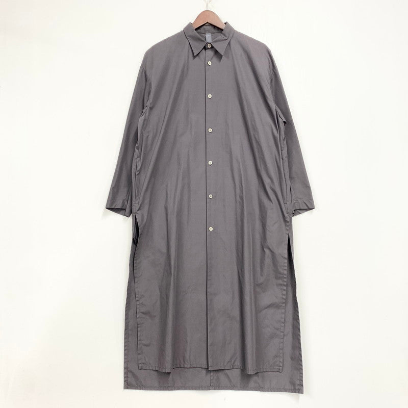 【中古品】【メンズ】 SHINYA KOZUKA シンヤコズカ 1901SK19 19SS COATISH SHIRT コーティッシュシャツ トップス 長袖 140-251031-ya-05-izu サイズ：S カラー：チャコール 万代Net店