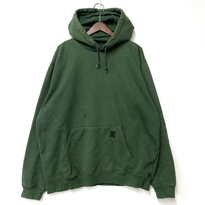 【中古品】【メンズ】 Carhartt カーハート K184 DGR メキシコ製 00S HOODIE フーディー パーカー トップス 長袖 146-251107-cs-13-izu サイズ：XL カラー：グリーン 万代Net店