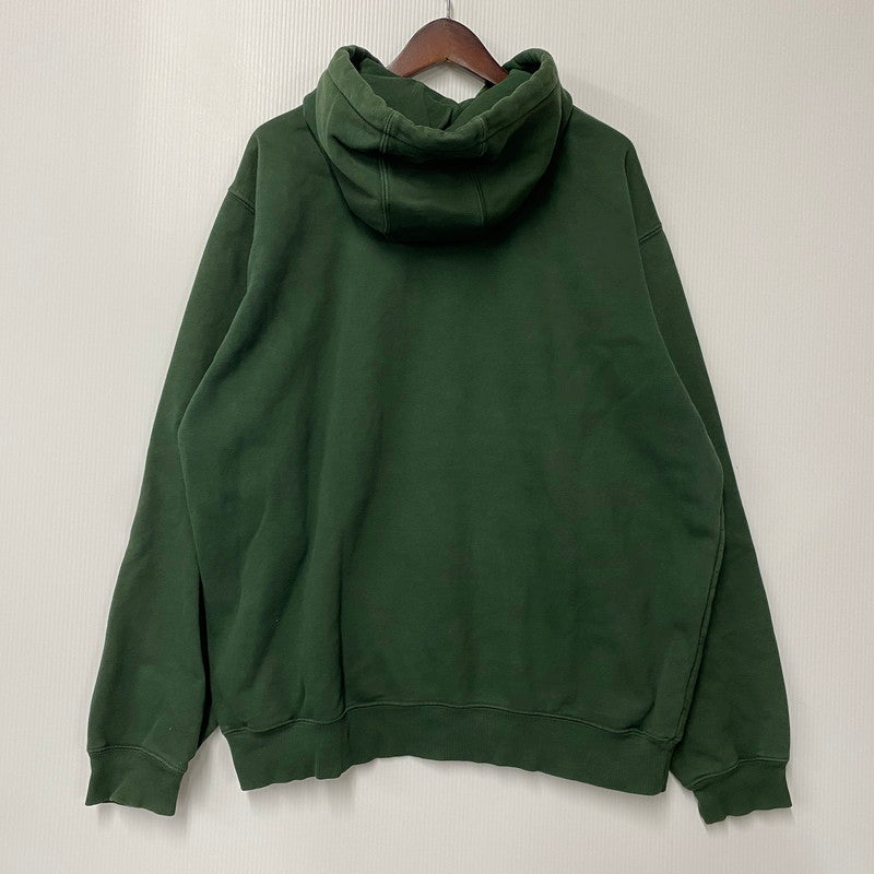 【中古品】【メンズ】 Carhartt カーハート K184 DGR メキシコ製 00S HOODIE フーディー パーカー トップス 長袖 146-251107-cs-13-izu サイズ：XL カラー：グリーン 万代Net店