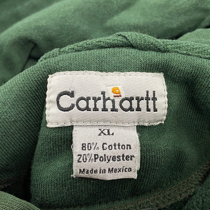 【中古品】【メンズ】 Carhartt カーハート K184 DGR メキシコ製 00S HOODIE フーディー パーカー トップス 長袖 146-251107-cs-13-izu サイズ：XL カラー：グリーン 万代Net店