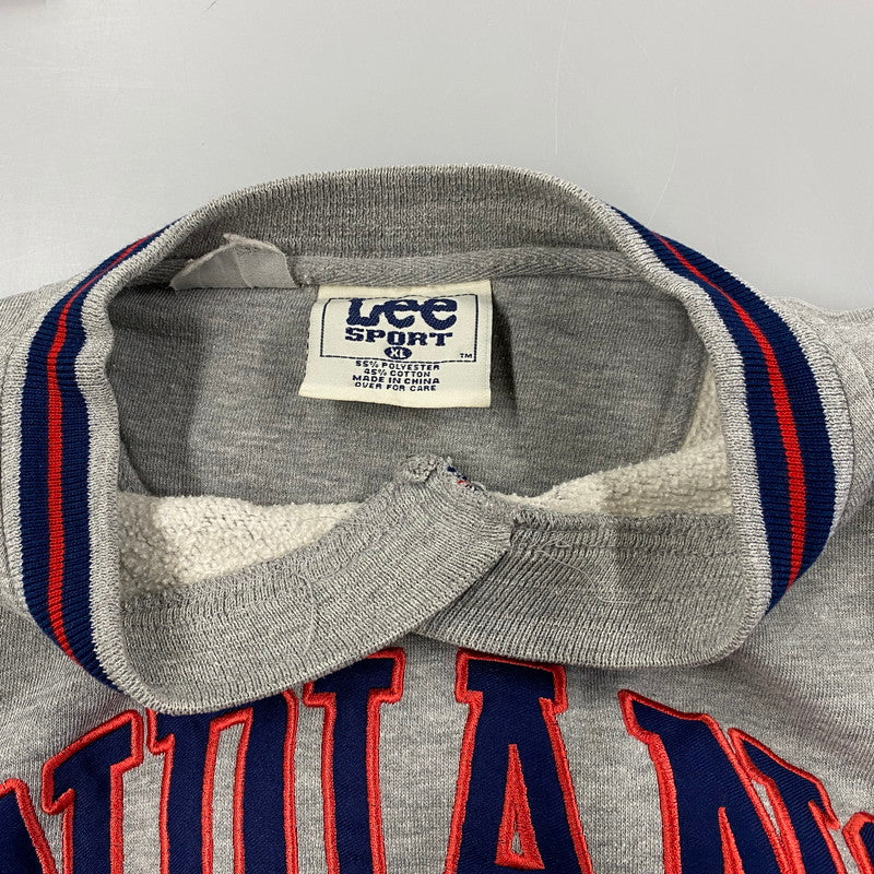 【中古品】【メンズ】 LEE SPORT リー スポーツ INDIANS V-NECK SWEAT SHIRT Vネック スウェットシャツ トレーナー 長袖 トップス 146-251109-as-03-izu サイズ：XL カラー：グレー 万代Net店