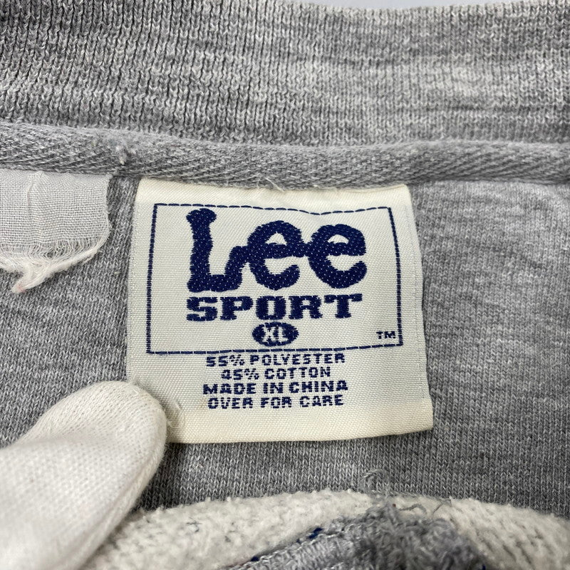 【中古品】【メンズ】 LEE SPORT リー スポーツ INDIANS V-NECK SWEAT SHIRT Vネック スウェットシャツ トレーナー 長袖 トップス 146-251109-as-03-izu サイズ：XL カラー：グレー 万代Net店
