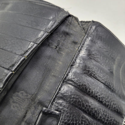 【現状渡し品】【メンズ】 CHROME HEARTS クロムハーツ WAVE WALLET ウェーブウォレット 長財布 190-251214-as-08-izu カラー：ブラック 万代Net店