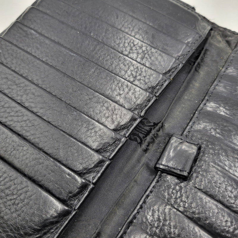 【現状渡し品】【メンズ】 CHROME HEARTS クロムハーツ WAVE WALLET ウェーブウォレット 長財布 190-251214-as-08-izu カラー：ブラック 万代Net店