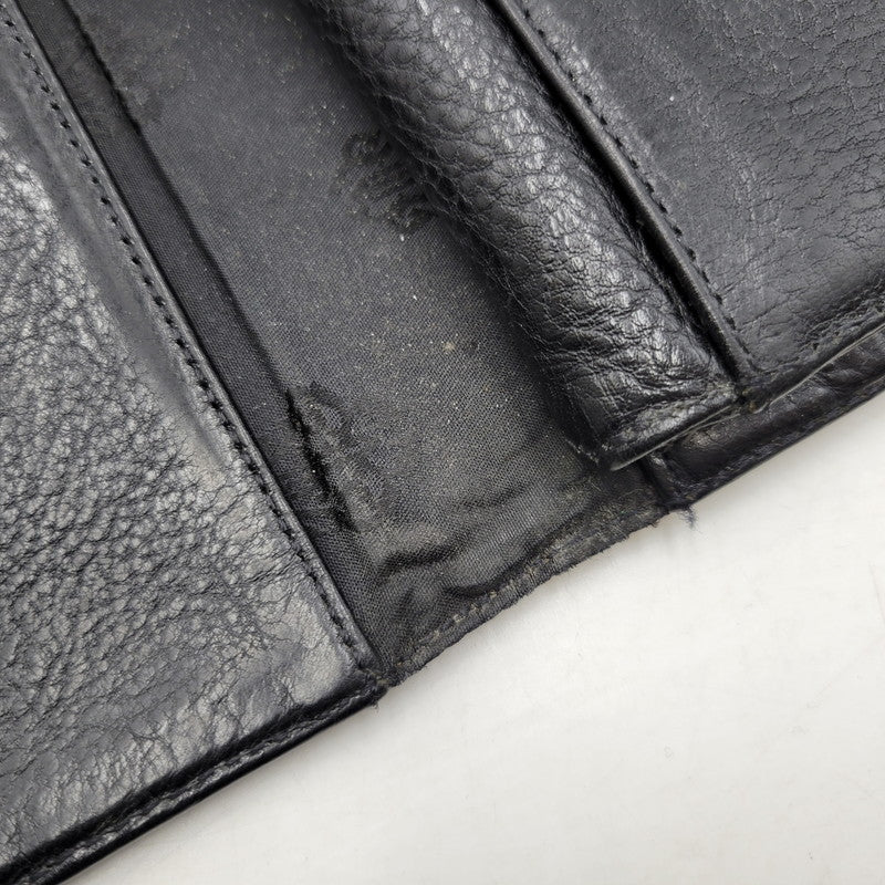 【現状渡し品】【メンズ】 CHROME HEARTS クロムハーツ WAVE WALLET ウェーブウォレット 長財布 190-251214-as-08-izu カラー：ブラック 万代Net店