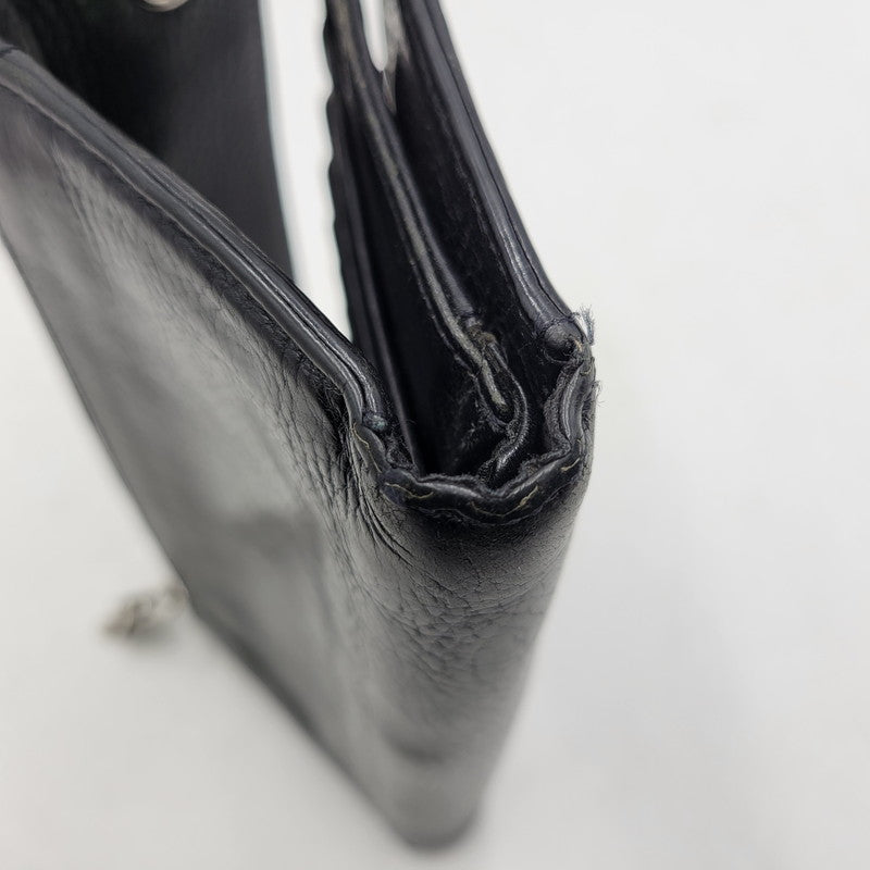 【現状渡し品】【メンズ】 CHROME HEARTS クロムハーツ WAVE WALLET ウェーブウォレット 長財布 190-251214-as-08-izu カラー：ブラック 万代Net店