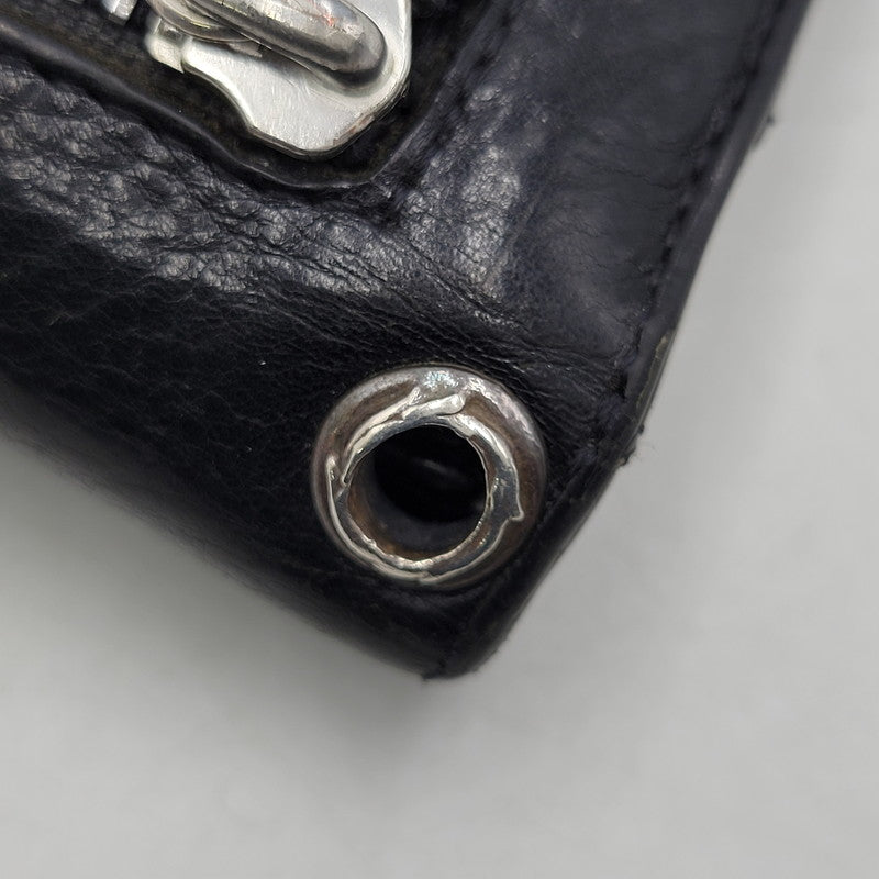 【現状渡し品】【メンズ】 CHROME HEARTS クロムハーツ WAVE WALLET ウェーブウォレット 長財布 190-251214-as-08-izu カラー：ブラック 万代Net店