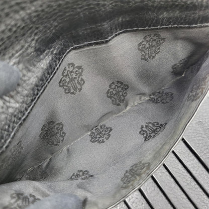 【現状渡し品】【メンズ】 CHROME HEARTS クロムハーツ WAVE WALLET ウェーブウォレット 長財布 190-251214-as-08-izu カラー：ブラック 万代Net店