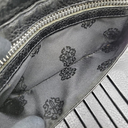 【現状渡し品】【メンズ】 CHROME HEARTS クロムハーツ WAVE WALLET ウェーブウォレット 長財布 190-251214-as-08-izu カラー：ブラック 万代Net店