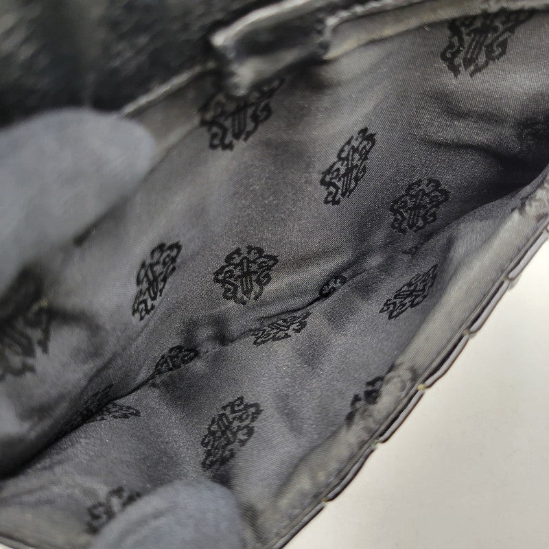 【現状渡し品】【メンズ】 CHROME HEARTS クロムハーツ WAVE WALLET ウェーブウォレット 長財布 190-251214-as-08-izu カラー：ブラック 万代Net店