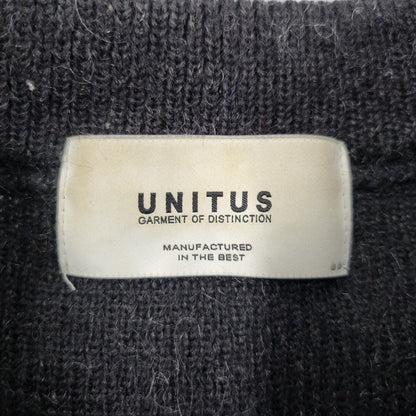 【中古品】【メンズ】 UNITUS ユナイタス MIXED KNIT SWEATER ミックス ニット セーター 長袖 トップス 140-251104-as-15-izu サイズ：2 カラー：ブラック×ブラウン 万代Net店