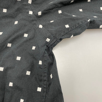 【中古品】【メンズ】 NUTERM ニューターム 004SH-019S NUTERM WILLIE SQUARE DOT PRINT SHIRTS ニュータム ウィリー スクエア ドット プリント シャツ トップス 長袖 140-251112-cs-03-izu サイズ：S カラー：ブラック 万代Net店