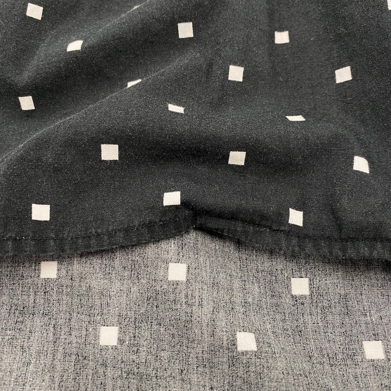 【中古品】【メンズ】 NUTERM ニューターム 004SH-019S NUTERM WILLIE SQUARE DOT PRINT SHIRTS ニュータム ウィリー スクエア ドット プリント シャツ トップス 長袖 140-251112-cs-03-izu サイズ：S カラー：ブラック 万代Net店