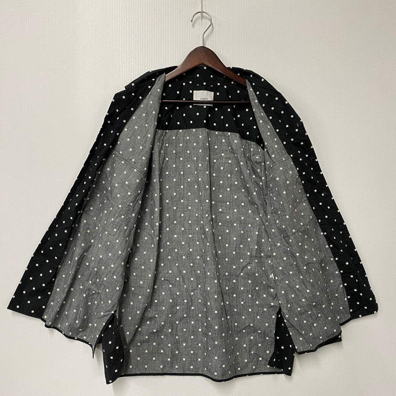 【中古品】【メンズ】 NUTERM ニューターム 004SH-019S NUTERM WILLIE SQUARE DOT PRINT SHIRTS ニュータム ウィリー スクエア ドット プリント シャツ トップス 長袖 140-251112-cs-03-izu サイズ：S カラー：ブラック 万代Net店