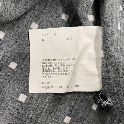【中古品】【メンズ】 NUTERM ニューターム 004SH-019S NUTERM WILLIE SQUARE DOT PRINT SHIRTS ニュータム ウィリー スクエア ドット プリント シャツ トップス 長袖 140-251112-cs-03-izu サイズ：S カラー：ブラック 万代Net店