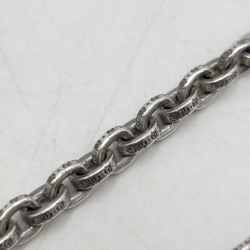 【中古品】【メンズ/レディース】 CHROME HEARTS クロムハーツ 925 PAPER CHAIN 20 一部14K ペーパーチェーン ネックレス アクセサリー 190-251214-as-14-izu カラー：シルバー 万代Net店