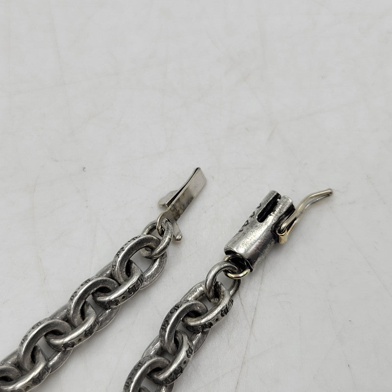 【中古品】【メンズ/レディース】 CHROME HEARTS クロムハーツ 925 PAPER CHAIN 20 一部14K ペーパーチェーン ネックレス アクセサリー 190-251214-as-14-izu カラー：シルバー 万代Net店