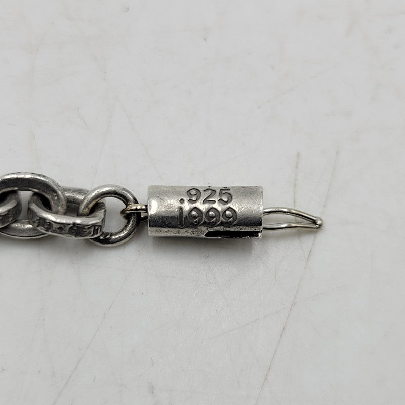 【中古品】【メンズ/レディース】 CHROME HEARTS クロムハーツ 925 PAPER CHAIN 20 一部14K ペーパーチェーン ネックレス アクセサリー 190-251214-as-14-izu カラー：シルバー 万代Net店