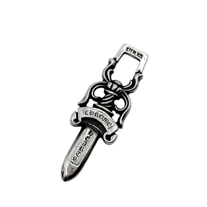 【中古品】【メンズ/レディース】 CHROME HEARTS クロムハーツ STERLING #10 DAGGER ダガー ペンダントトップ アクセサリー 190-251214-as-11-izu カラー：シルバー 万代Net店