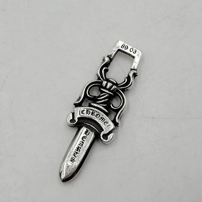 【中古品】【メンズ/レディース】 CHROME HEARTS クロムハーツ STERLING #10 DAGGER ダガー ペンダントトップ アクセサリー 190-251214-as-11-izu カラー：シルバー 万代Net店