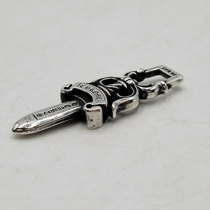 【中古品】【メンズ/レディース】 CHROME HEARTS クロムハーツ STERLING #10 DAGGER ダガー ペンダントトップ アクセサリー 190-251214-as-11-izu カラー：シルバー 万代Net店