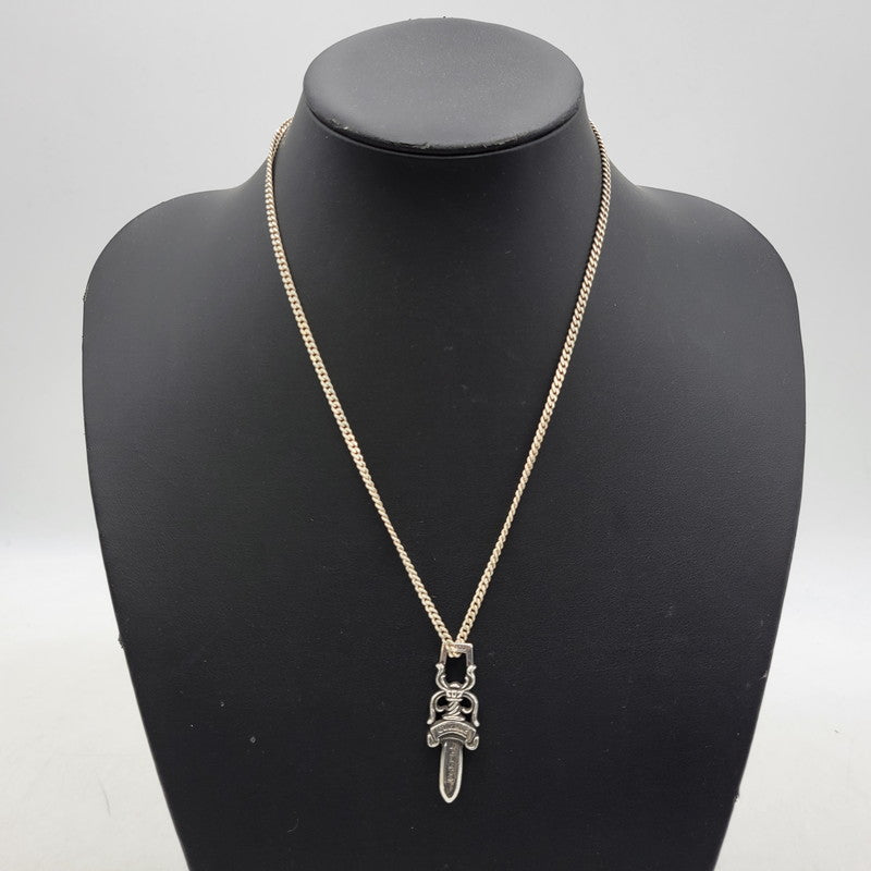 【中古品】【メンズ/レディース】 CHROME HEARTS クロムハーツ STERLING #10 DAGGER ダガー ペンダントトップ アクセサリー 190-251214-as-11-izu カラー：シルバー 万代Net店