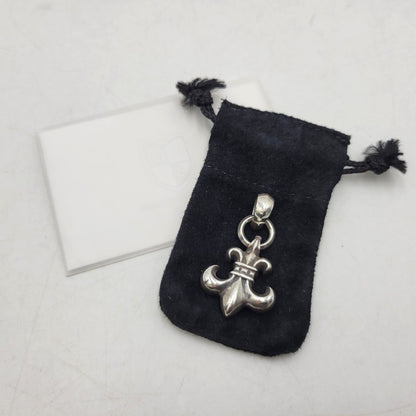 【中古品】【メンズ/レディース】 CHROME HEARTS クロムハーツ 925 BS FLUER PENDANT BAIL BSフレア ペンダント ベイル ペンダントトップ アクセサリー 190-251214-as-13-izu カラー：シルバー 万代Net店