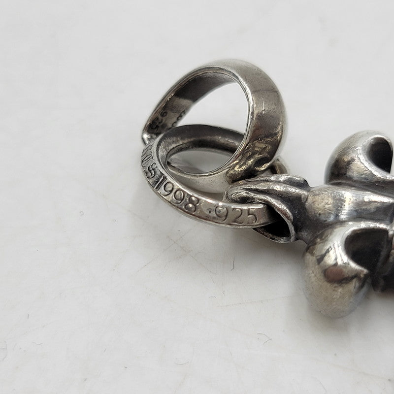 【中古品】【メンズ/レディース】 CHROME HEARTS クロムハーツ 925 BS FLUER PENDANT BAIL BSフレア ペンダント ベイル ペンダントトップ アクセサリー 190-251214-as-13-izu カラー：シルバー 万代Net店