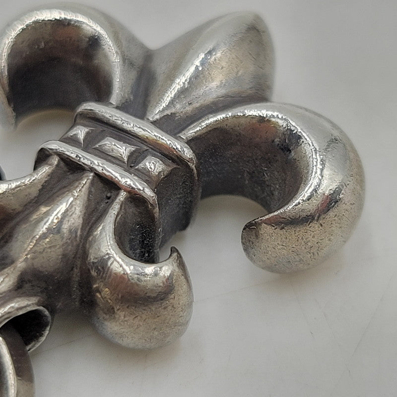【中古品】【メンズ/レディース】 CHROME HEARTS クロムハーツ 925 BS FLUER PENDANT BAIL BSフレア ペンダント ベイル ペンダントトップ アクセサリー 190-251214-as-13-izu カラー：シルバー 万代Net店