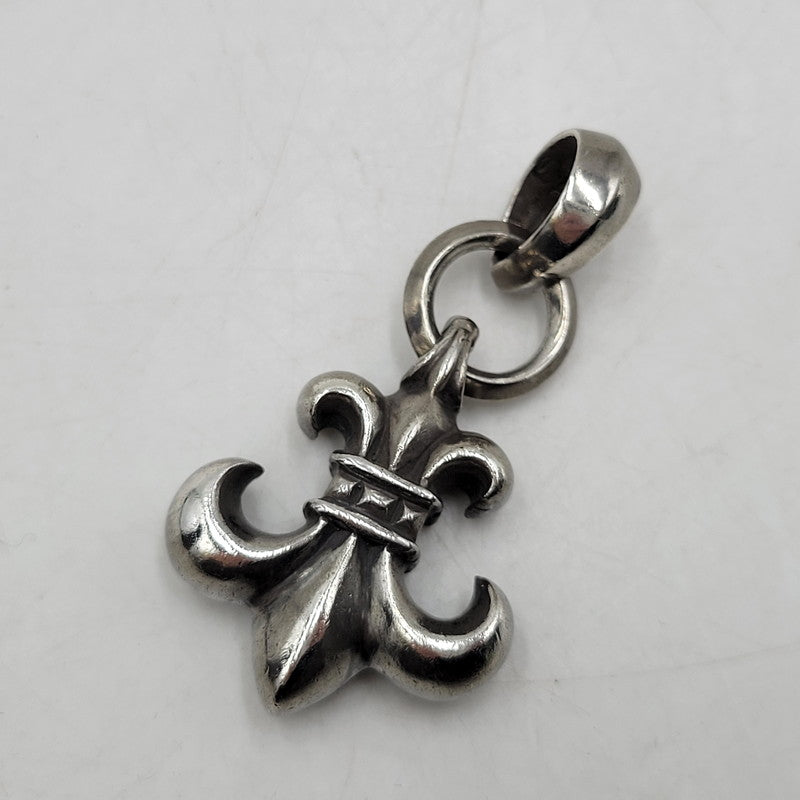 【中古品】【メンズ/レディース】 CHROME HEARTS クロムハーツ 925 BS FLUER PENDANT BAIL BSフレア ペンダント ベイル ペンダントトップ アクセサリー 190-251214-as-13-izu カラー：シルバー 万代Net店
