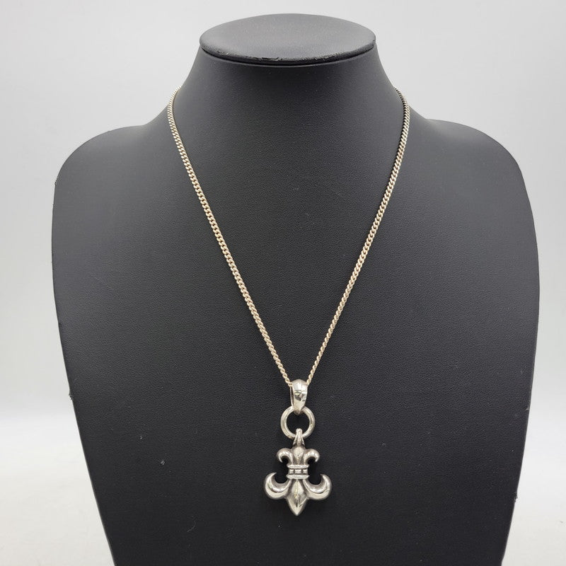 【中古品】【メンズ/レディース】 CHROME HEARTS クロムハーツ 925 BS FLUER PENDANT BAIL BSフレア ペンダント ベイル ペンダントトップ アクセサリー 190-251214-as-13-izu カラー：シルバー 万代Net店