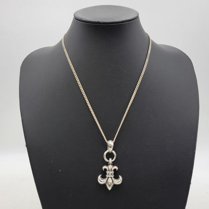 【中古品】【メンズ/レディース】 CHROME HEARTS クロムハーツ 925 BS FLUER PENDANT BAIL BSフレア ペンダント ベイル ペンダントトップ アクセサリー 190-251214-as-13-izu カラー：シルバー 万代Net店