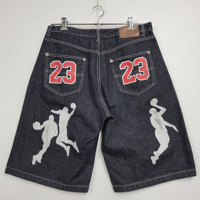 【中古品】【メンズ】 DELF BASIC デルフ ベーシック DENIM SHORTS デニム ショーツ ショートパンツ ボトムス 157-260201-kh-11-izu サイズ：36 カラー：ブラック 万代Net店
