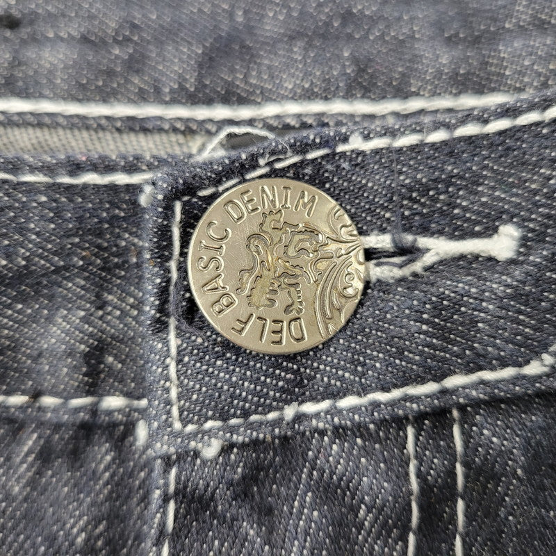 【中古品】【メンズ】 DELF BASIC デルフ ベーシック DENIM SHORTS デニム ショーツ ショートパンツ ボトムス 157-260201-kh-11-izu サイズ：36 カラー：ブラック 万代Net店