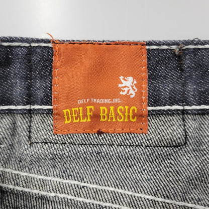【中古品】【メンズ】 DELF BASIC デルフ ベーシック DENIM SHORTS デニム ショーツ ショートパンツ ボトムス 157-260201-kh-11-izu サイズ：36 カラー：ブラック 万代Net店