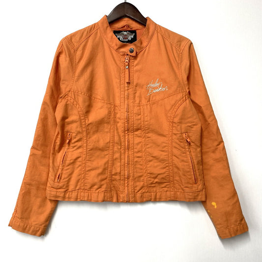 【中古品】【メンズ】 MOTORCYCLE JACKET モーターサイクル ジャケット アウター 168-251107-cs-02-izu サイズ：M カラー：オレンジ 万代Net店