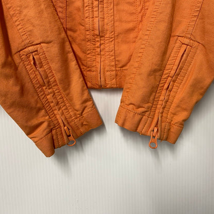 【中古品】【メンズ】 MOTORCYCLE JACKET モーターサイクル ジャケット アウター 168-251107-cs-02-izu サイズ：M カラー：オレンジ 万代Net店