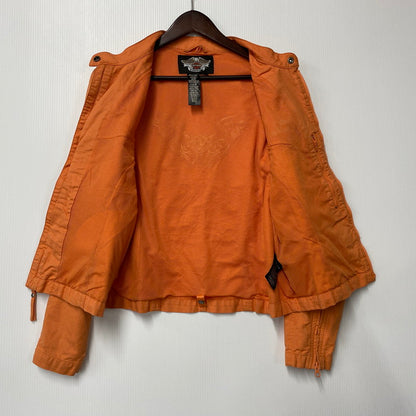 【中古品】【メンズ】 MOTORCYCLE JACKET モーターサイクル ジャケット アウター 168-251107-cs-02-izu サイズ：M カラー：オレンジ 万代Net店