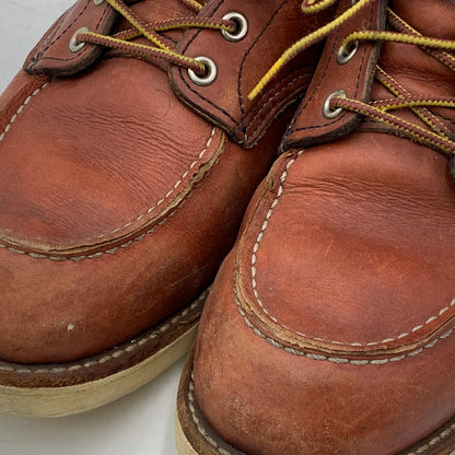 【中古品】【メンズ】 RED WING レッドウィング HERITAGE 6INCH MOC TOE IRISH SETTER 9106 ヘリテージ 6インチ モックトゥ アイリッシュセッター 刺繍羽タグ USA製 ブーツ シューズ 靴 164-251103-as-08-izu サイズ：27cm カラー：ブラウン 万代Net店