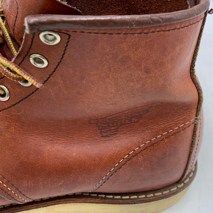 【中古品】【メンズ】 RED WING レッドウィング HERITAGE 6INCH MOC TOE IRISH SETTER 9106 ヘリテージ 6インチ モックトゥ アイリッシュセッター 刺繍羽タグ USA製 ブーツ シューズ 靴 164-251103-as-08-izu サイズ：27cm カラー：ブラウン 万代Net店