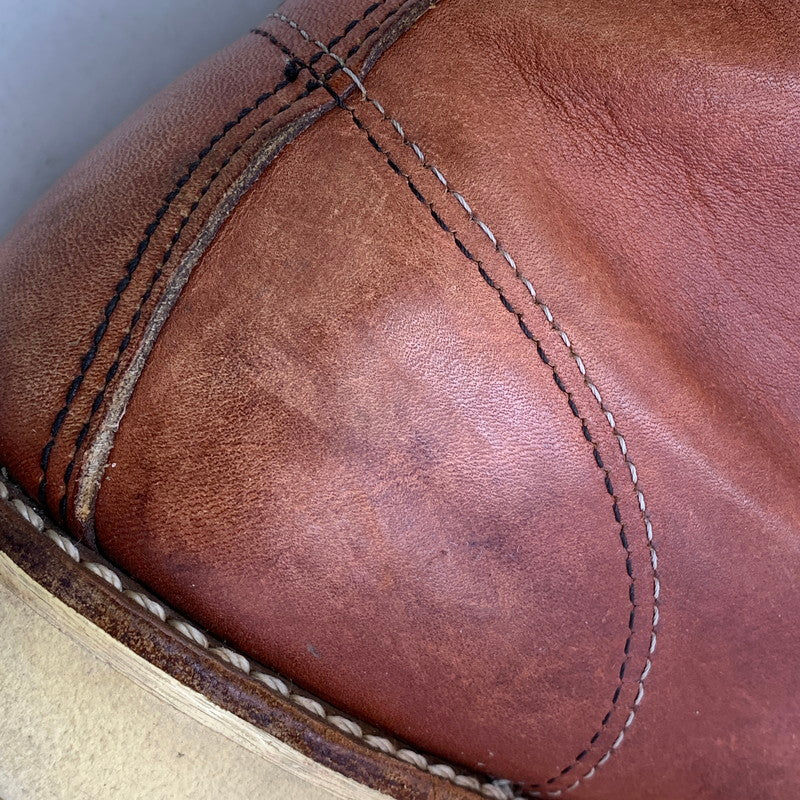 【中古品】【メンズ】 RED WING レッドウィング HERITAGE 6INCH MOC TOE IRISH SETTER 9106 ヘリテージ 6インチ モックトゥ アイリッシュセッター 刺繍羽タグ USA製 ブーツ シューズ 靴 164-251103-as-08-izu サイズ：27cm カラー：ブラウン 万代Net店