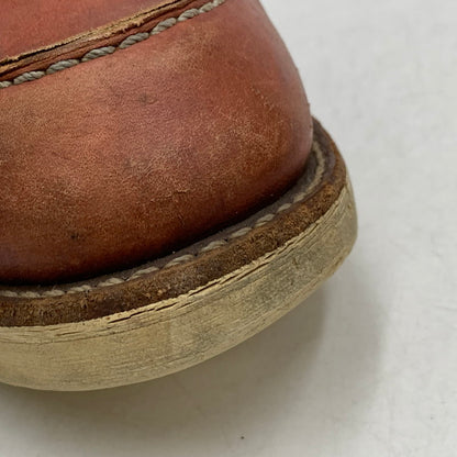 【中古品】【メンズ】 RED WING レッドウィング HERITAGE 6INCH MOC TOE IRISH SETTER 9106 ヘリテージ 6インチ モックトゥ アイリッシュセッター 刺繍羽タグ USA製 ブーツ シューズ 靴 164-251103-as-08-izu サイズ：27cm カラー：ブラウン 万代Net店