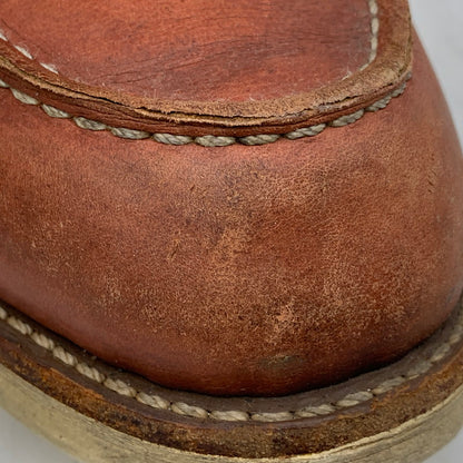【中古品】【メンズ】 RED WING レッドウィング HERITAGE 6INCH MOC TOE IRISH SETTER 9106 ヘリテージ 6インチ モックトゥ アイリッシュセッター 刺繍羽タグ USA製 ブーツ シューズ 靴 164-251103-as-08-izu サイズ：27cm カラー：ブラウン 万代Net店