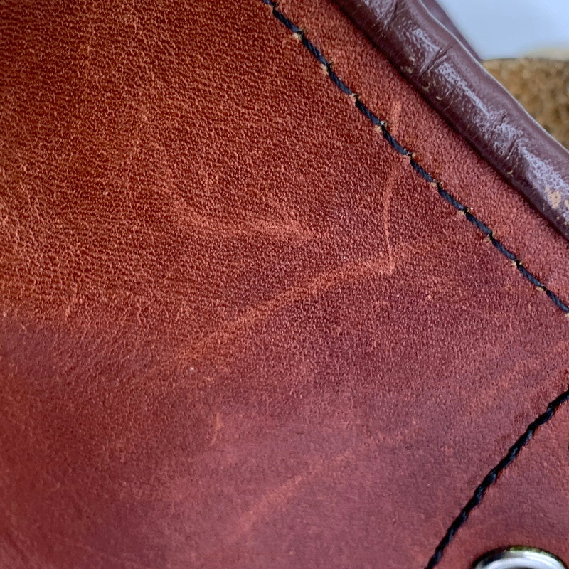 【中古品】【メンズ】 RED WING レッドウィング HERITAGE 6INCH MOC TOE IRISH SETTER 9106 ヘリテージ 6インチ モックトゥ アイリッシュセッター 刺繍羽タグ USA製 ブーツ シューズ 靴 164-251103-as-08-izu サイズ：27cm カラー：ブラウン 万代Net店