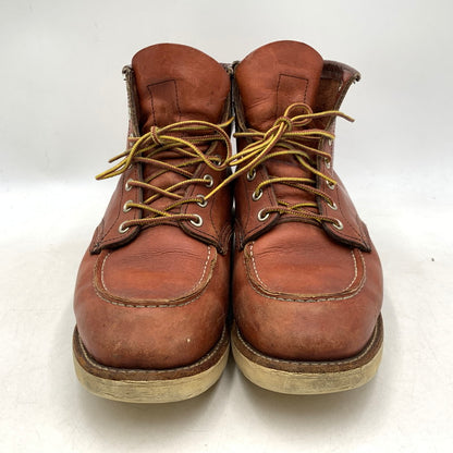 【中古品】【メンズ】 RED WING レッドウィング HERITAGE 6INCH MOC TOE IRISH SETTER 9106 ヘリテージ 6インチ モックトゥ アイリッシュセッター 刺繍羽タグ USA製 ブーツ シューズ 靴 164-251103-as-08-izu サイズ：27cm カラー：ブラウン 万代Net店