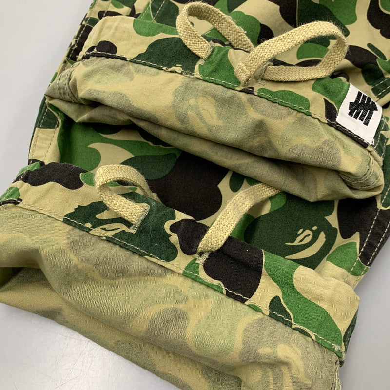【中古品】【メンズ】 A BATHING APE アベイシングエイプ ×UNDEFEATED アンディーフィーテッド 001PTE231903X ABC 6 POCKET ポケット PANTS パンツ ズボン ボトムス 153-251104-ya-05-izu サイズ：S カラー：グリーン系 万代Net店