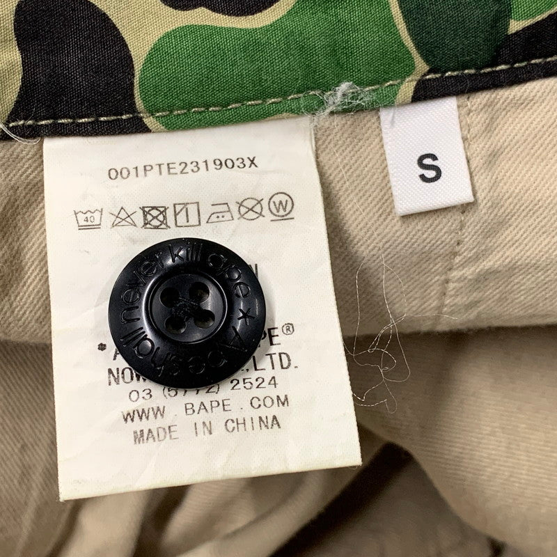 【中古品】【メンズ】 A BATHING APE アベイシングエイプ ×UNDEFEATED アンディーフィーテッド 001PTE231903X ABC 6 POCKET ポケット PANTS パンツ ズボン ボトムス 153-251104-ya-05-izu サイズ：S カラー：グリーン系 万代Net店