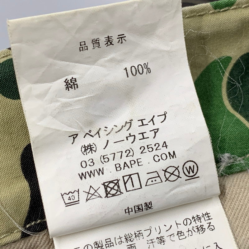 【中古品】【メンズ】 A BATHING APE アベイシングエイプ ×UNDEFEATED アンディーフィーテッド 001PTE231903X ABC 6 POCKET ポケット PANTS パンツ ズボン ボトムス 153-251104-ya-05-izu サイズ：S カラー：グリーン系 万代Net店
