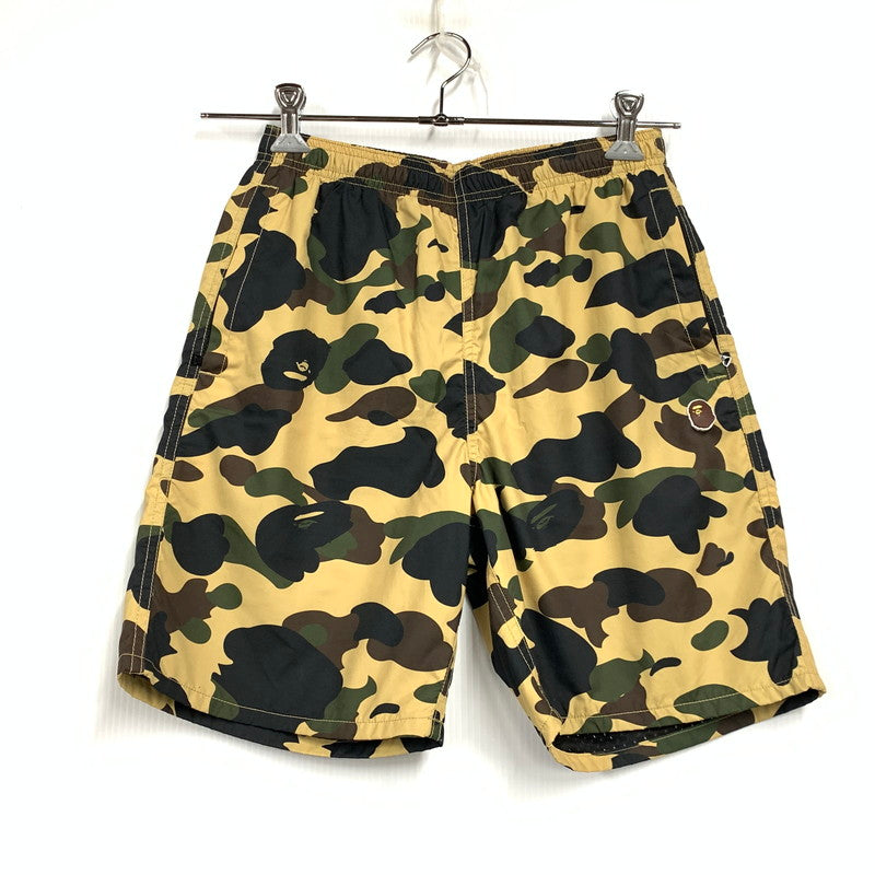 【中古品】【メンズ】 A BATHING APE アベイシングエイプ 001SPE301005X 1ST CAMO BEACH SHORTS カモ ビーチ ショーツ ハーフパンツ ショートパンツ 153-251104-ya-07-izu サイズ：S カラー：マルチ 万代Net店